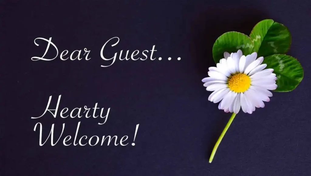 How to welcome guests